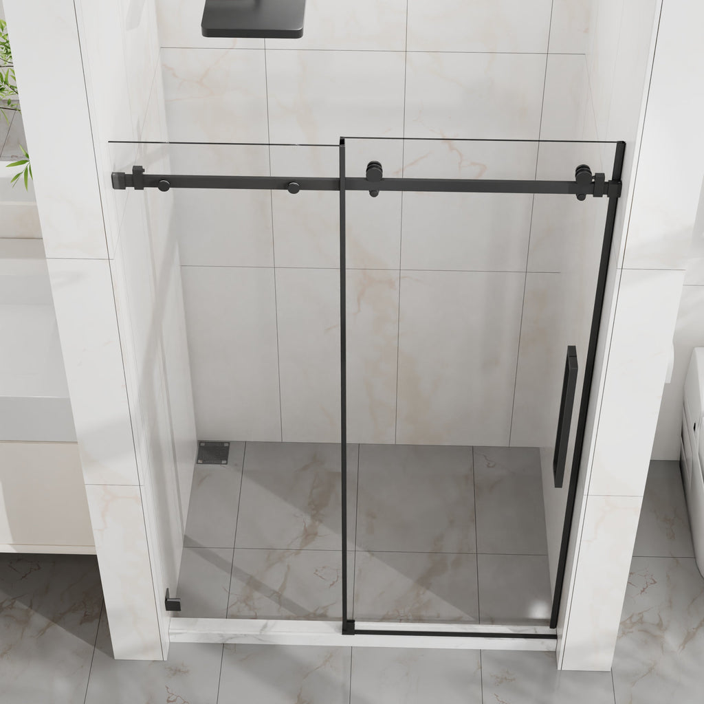 Goodyo 48" W x 72" H Sliding Shower Door