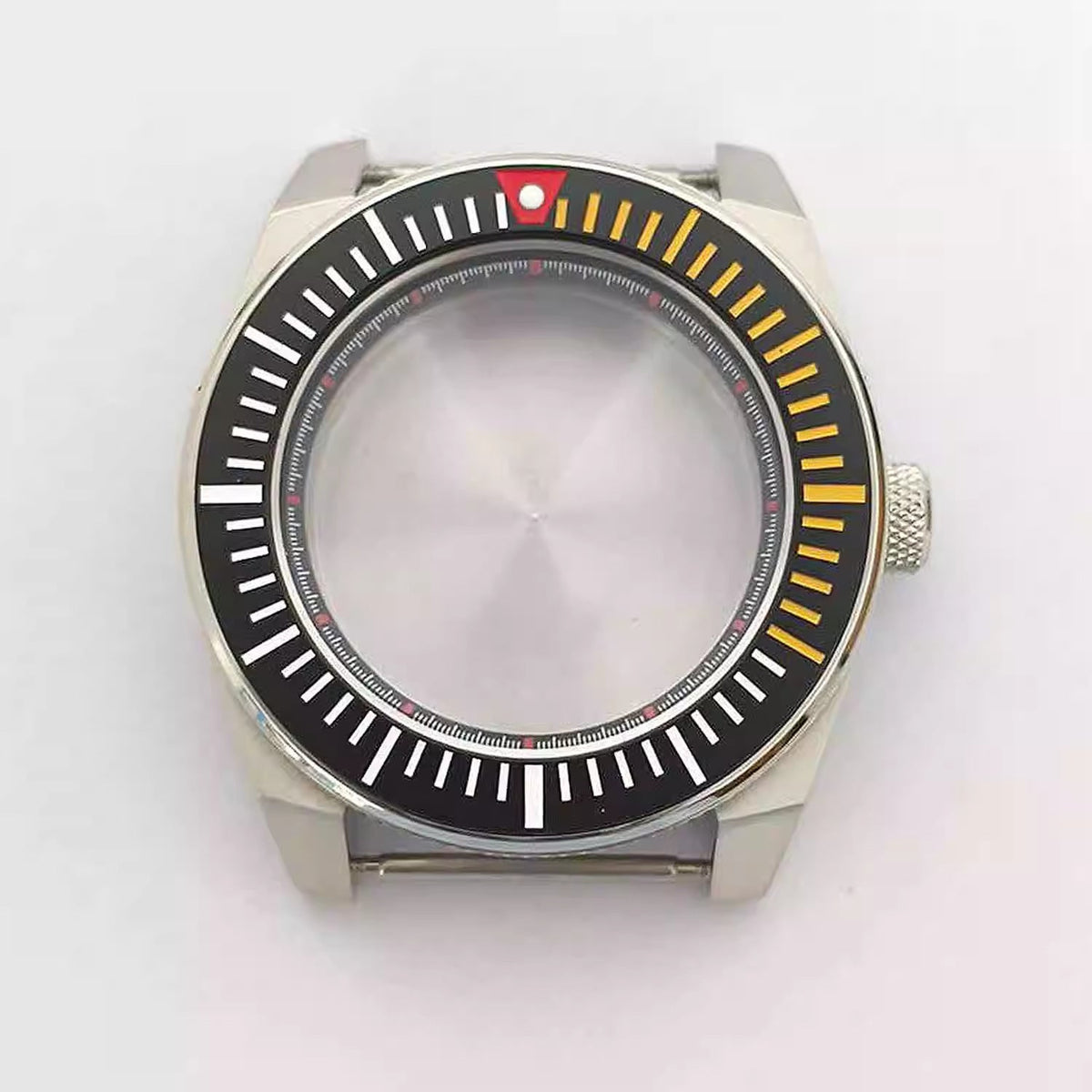 43mm 316 Stainless Steel Aluminum Bezel Watch Case Accessory