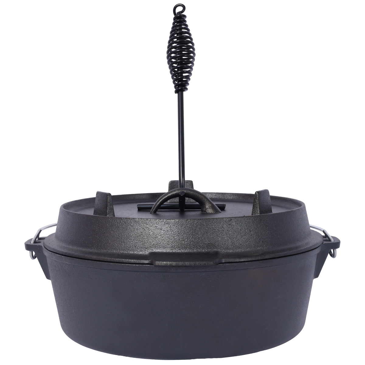 Pre-Seasoned Cast Iron Dutch Oven with Skillet Lid