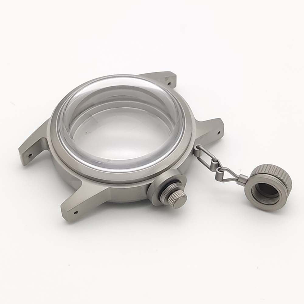 Stainless Steel Case Brushed Finish Sapphire Crystal Watch Modification Accessory