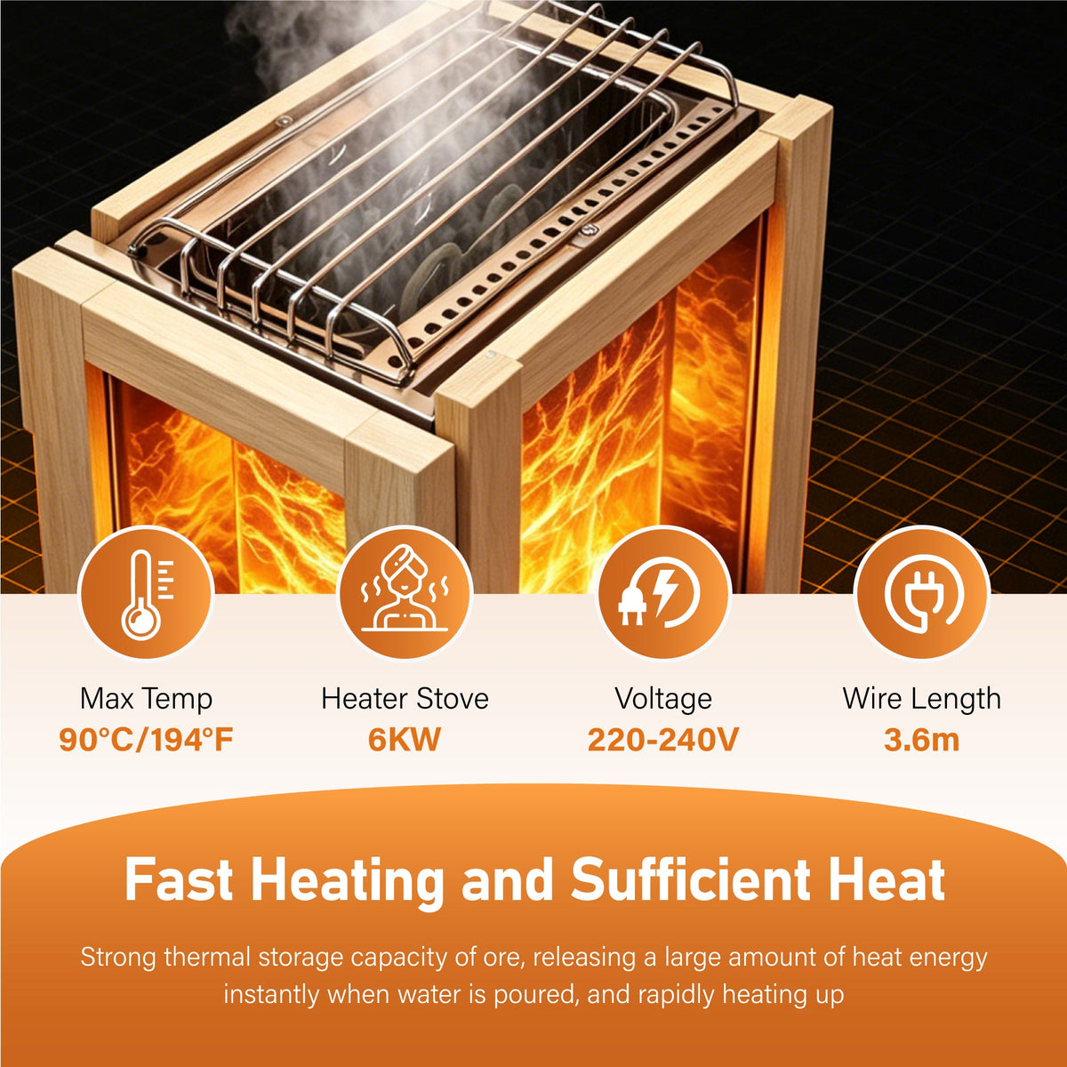 6000W Outdoor Traditional Steam Sauna