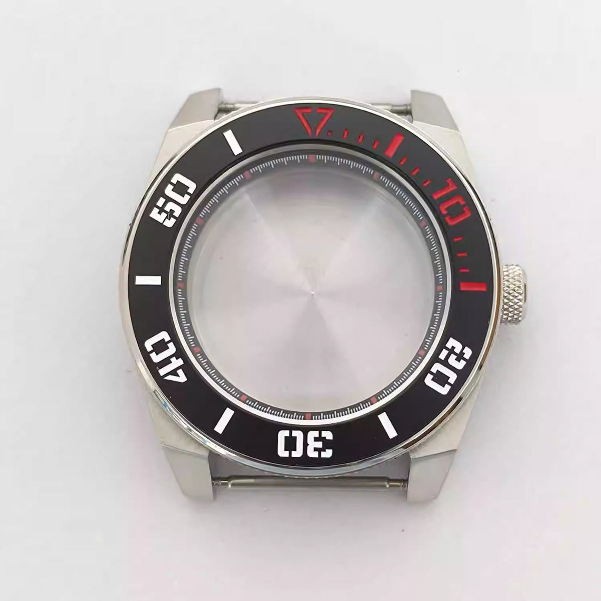 43mm 316 Stainless Steel Aluminum Bezel Watch Case Accessory