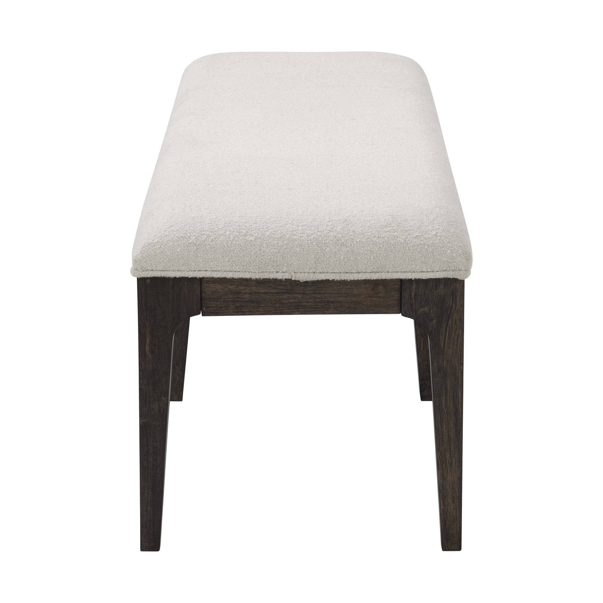 Brown Upholstered Bench