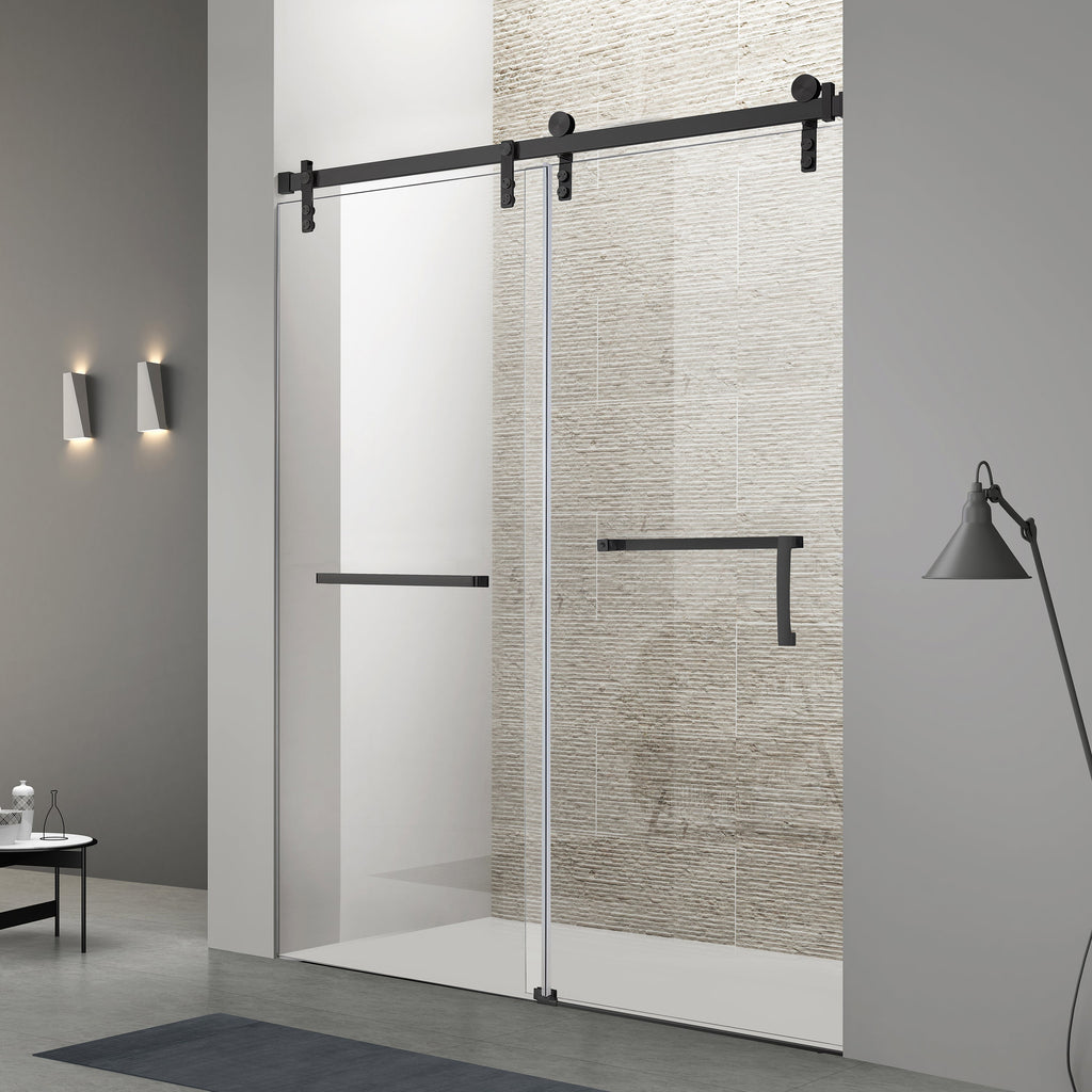 Frameless Single Sliding Shower Door - 60" x 76"