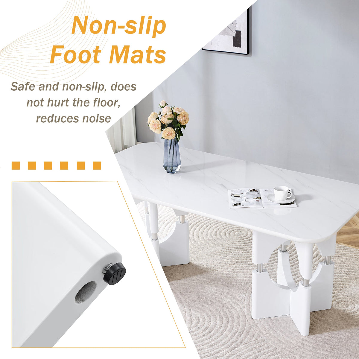 Modern MDF Dining Table