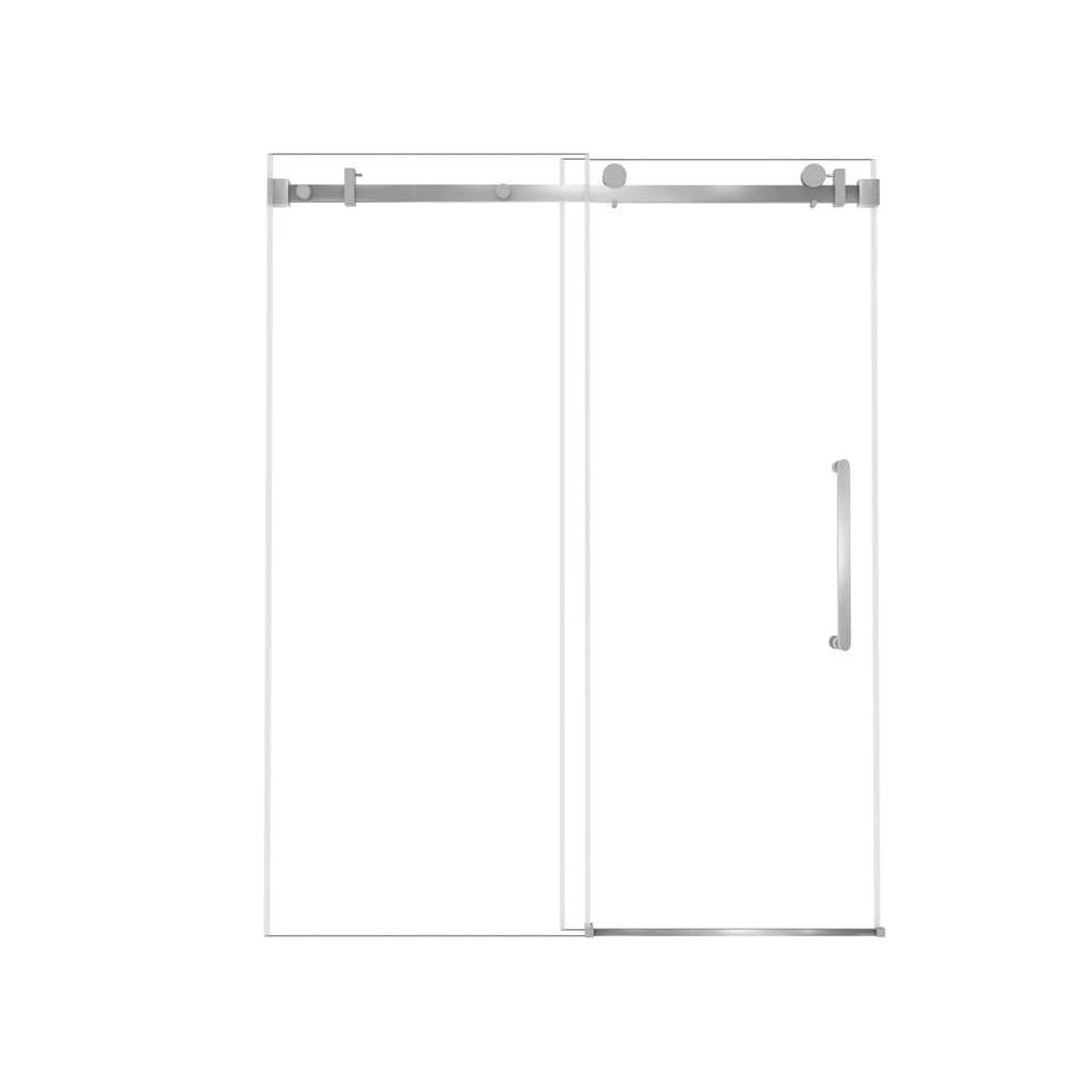 Frameless Single Sliding Shower Door - 48"W x 76"H