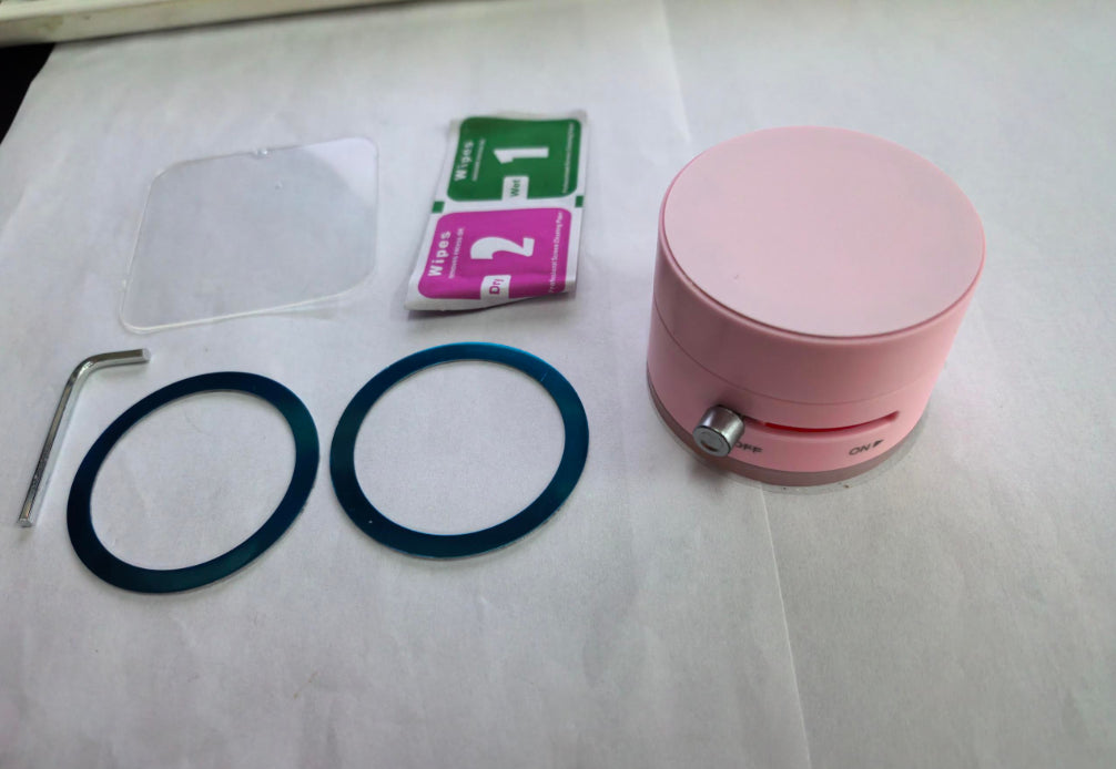 Foldable Magnetic Vacuum Car Phone Holder Foldable Suction Cup With Suction Cup Hands-Free Navigation For Smart Phone