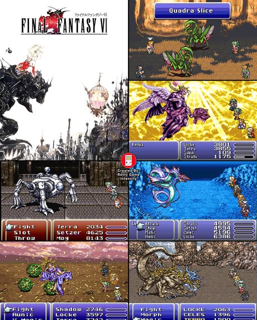 Final Fantasy 6 SNES Video Game Cartridge Super Nintendo 1994