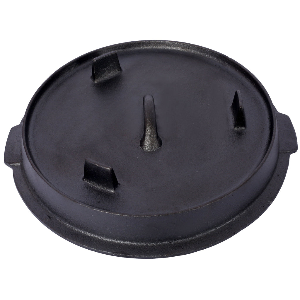 Pre-Seasoned Cast Iron Dutch Oven with Skillet Lid, 6 Quart