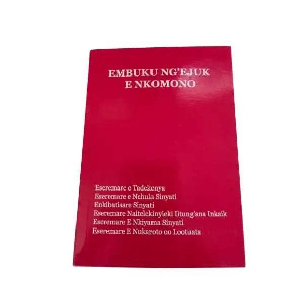 Embuku Ng'ejuk ENkomono - Masaai Prayer Book - World Safari Shops