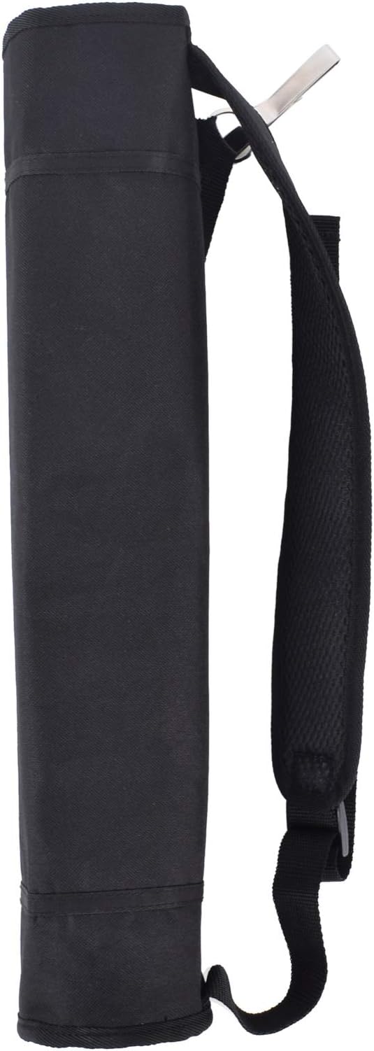 YLS Archery Hip and Back Quiver for Arrows - Black Arrow Quiver for Kids and Adults - Adjustable Arrow Holder with a Padded Strap and Belt Clip - Archery Accessories for Field and Practice