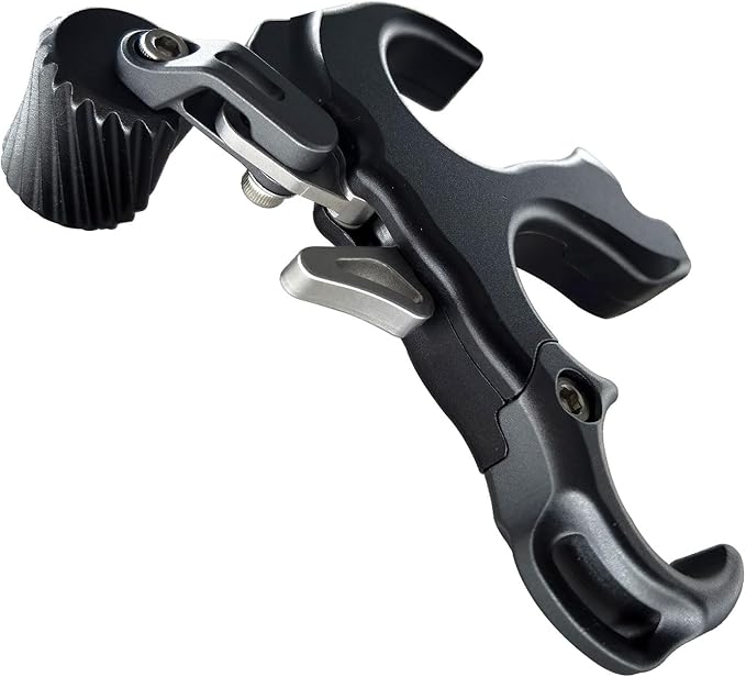 Compound Bow Aid Releaser with Wrist Straps and Adjustment Tool,Archery Release Aids with 3 Thumb Release Adjustable,Aluminum Alloy Aids.for Left and Right Handers.