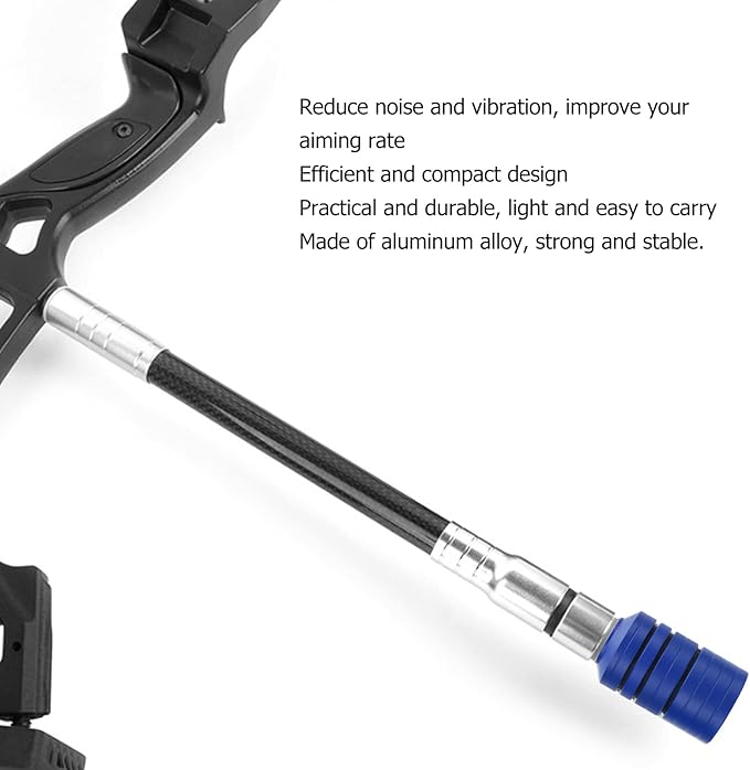 VBESTLIFE Archery Bow Stabilizer Weight Kit, Detachable Aluminum Alloy Counterweight Kit for Recurve Bow and Compound Bow