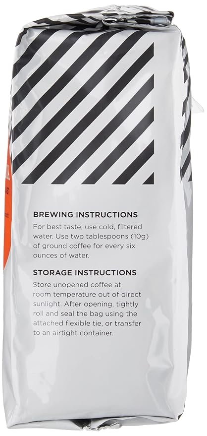 Amazon Fresh Colombia Ground Coffee, Medium Roast, 12 Ounce (Pack of 3)
