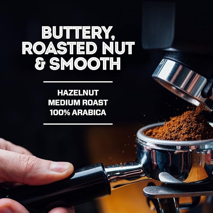 Eight O'Clock Ground Coffee, Hazelnut, 22 Ounce