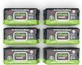 Crocodile Cloth Power Scrub - 6 pack. 480 (15" x 10") Heavy Duty Cleaning Wipes. Safe on Skin & Multiple Surfaces. Infused with Aloe & Vitamin E. Textured, Large, Pre-Moistened & Absorbent.