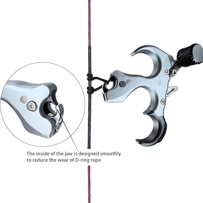 Compound Bow Aid Releaser with Wrist Straps and Adjustment Tool,Archery Release Aids with 3 Thumb Release Adjustable,Aluminum Alloy Aids.for Left and Right Handers.