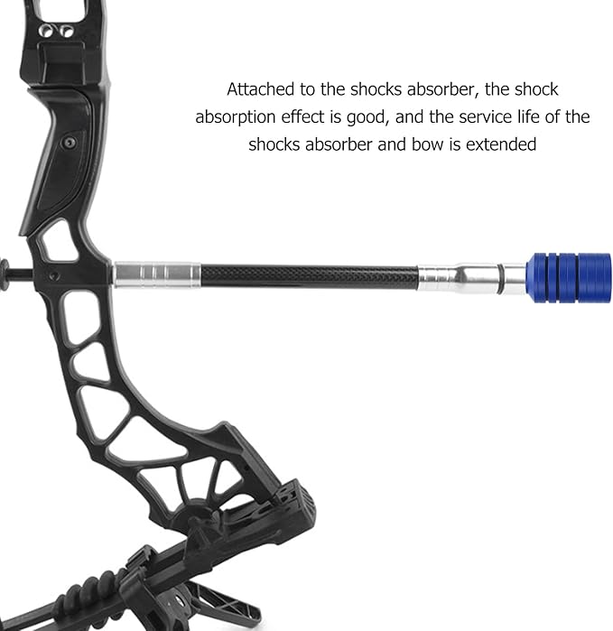 VBESTLIFE Archery Bow Stabilizer Weight Kit, Detachable Aluminum Alloy Counterweight Kit for Recurve Bow and Compound Bow