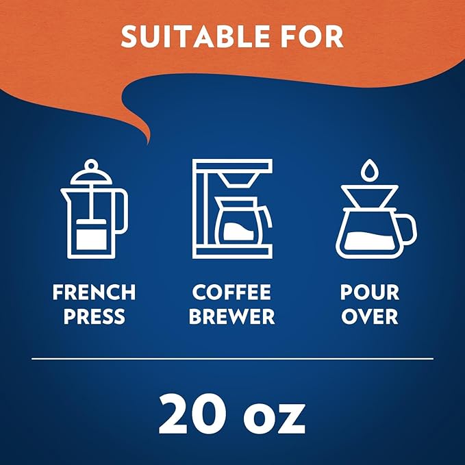 Lavazza House Blend Perfetto Ground Coffee 6 Bags of 20oz, Medium Roast, Full-bodied, Intensity 3/5, 100% Arabica, Ideal for Drip Brewers, (Pack of 6) - Package May Vary