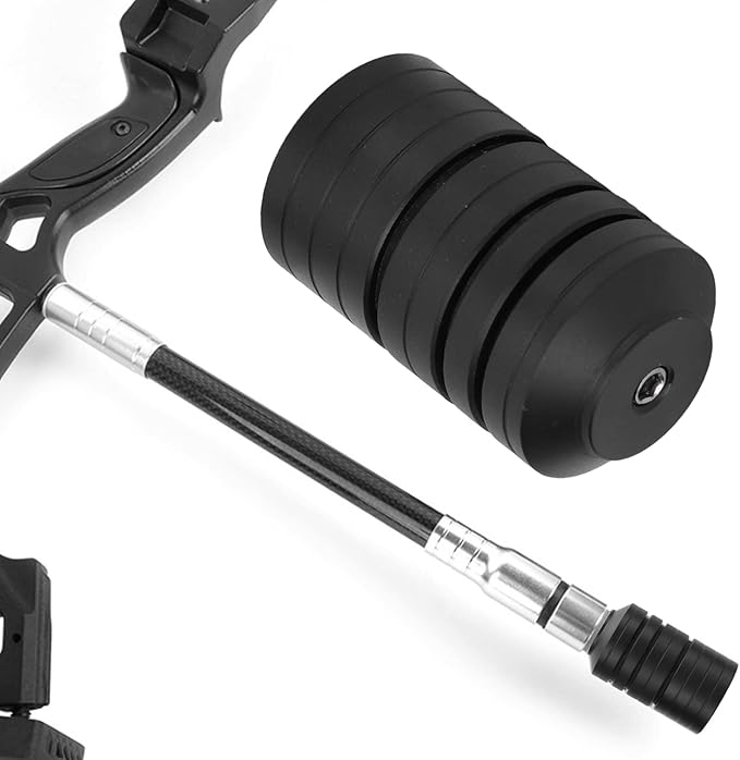 VBESTLIFE Archery Bow Stabilizer Weight Kit, Detachable Aluminum Alloy Counterweight Kit for Recurve Bow and Compound Bow