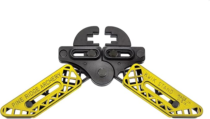 Pine Ridge Archery Kwik Stand Bow Support, Fit on Most Bow Limbs, Perfect for Ground or Box Blind Hunting