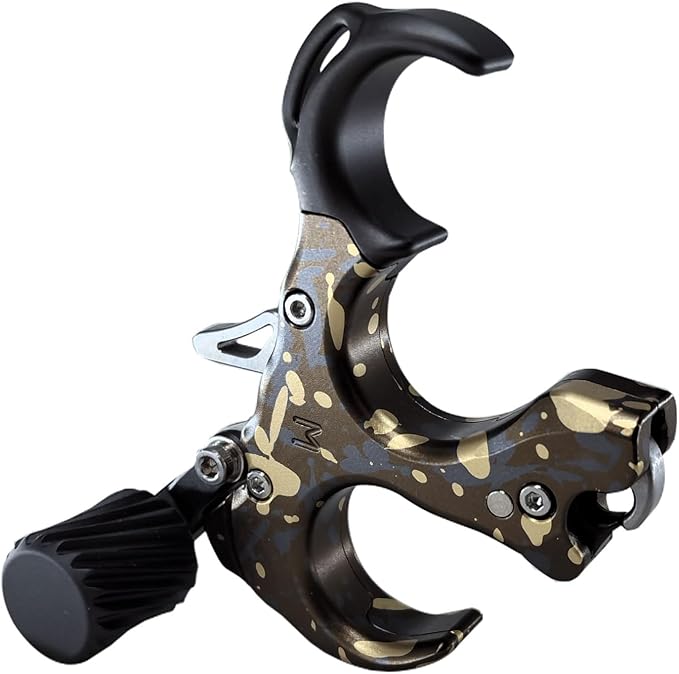 Compound Bow Aid Releaser with Wrist Straps and Adjustment Tool,Archery Release Aids with 3 Thumb Release Adjustable,Aluminum Alloy Aids.for Left and Right Handers.