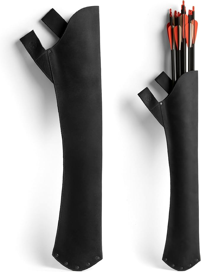 Leather Hip Quiver for Arrows, Hunting Quiver Arrow Holder, Archery Quivers Holder, Best Compound Bow Arrow Quiver for Recurve Bow, Back Quiver, Design for Archery Crossbow Quiver