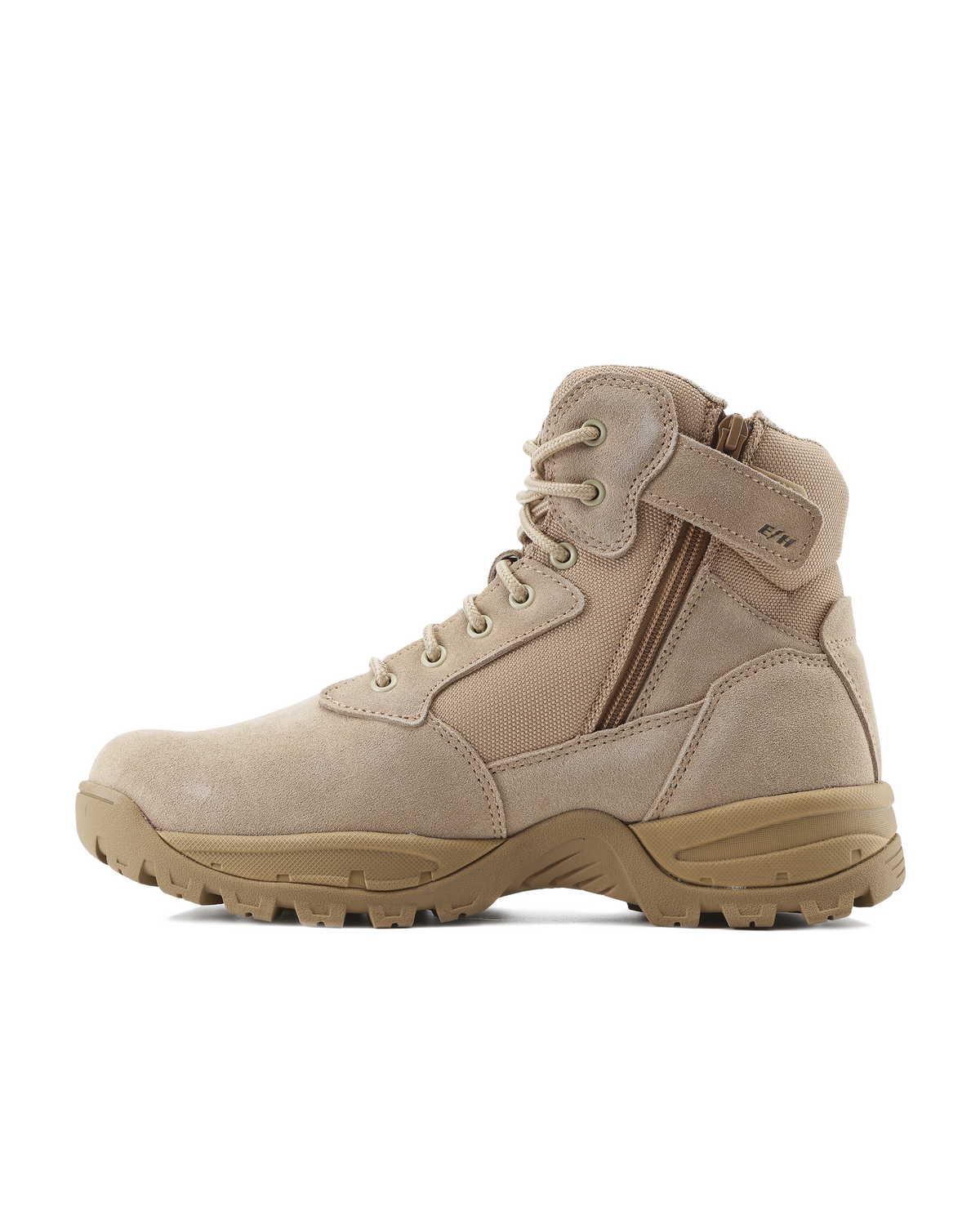 Kiwi Rugged Sand Suede Mid-Cut 6" Zipped Water Resistant Tactical Boots [63000]