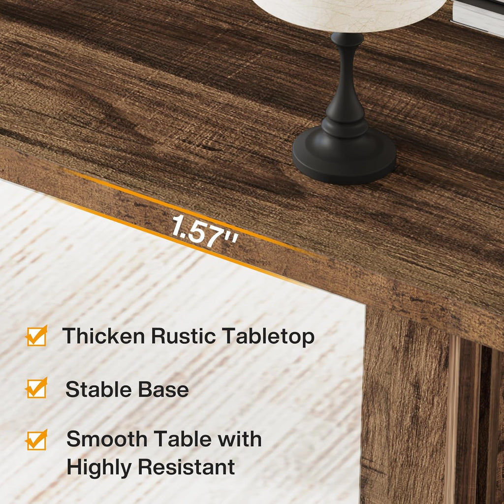 63" Farmhouse Executive Desk
