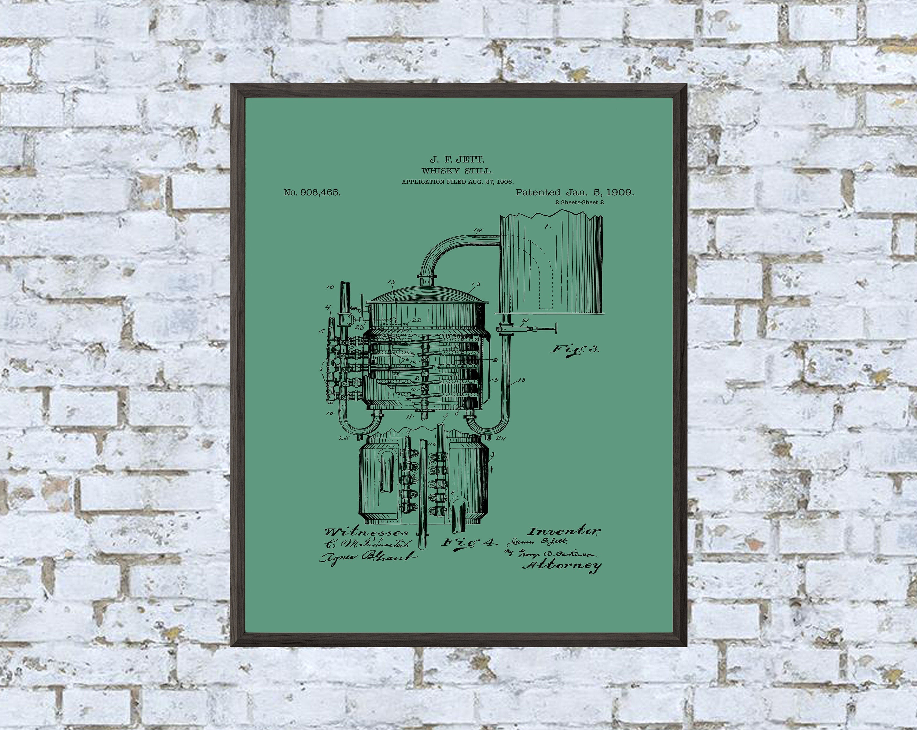 Whiskey Still Print - Digital Download - 7 Different Backgrounds Included