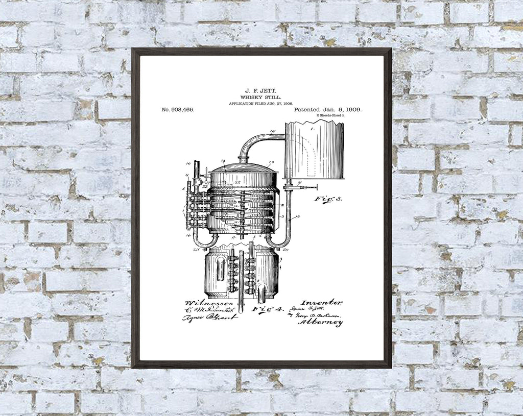 Whiskey Still Print - Digital Download - 7 Different Backgrounds Included