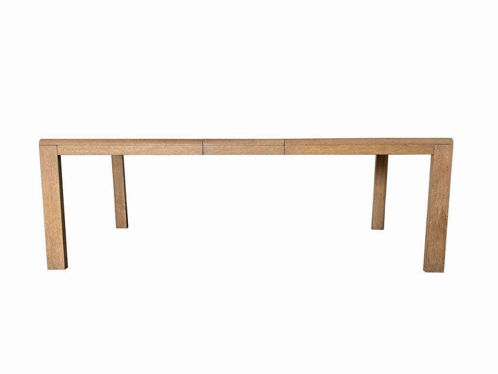Leg Dining Table with Leaf - Latte