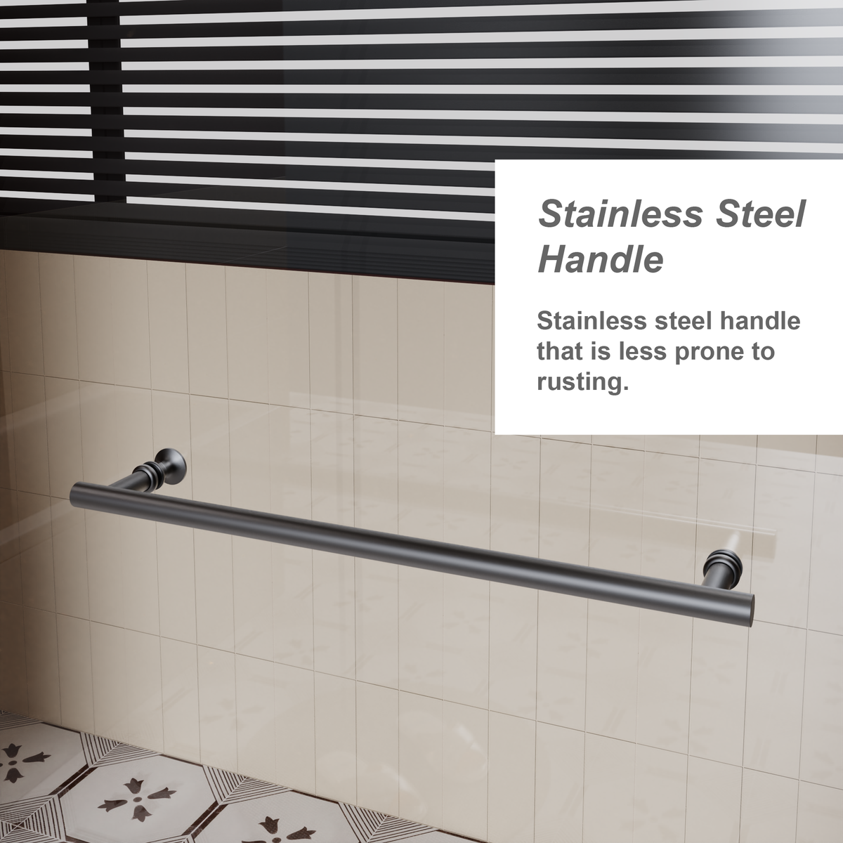 56-60 in W x 72 in H Pivot Shower Door