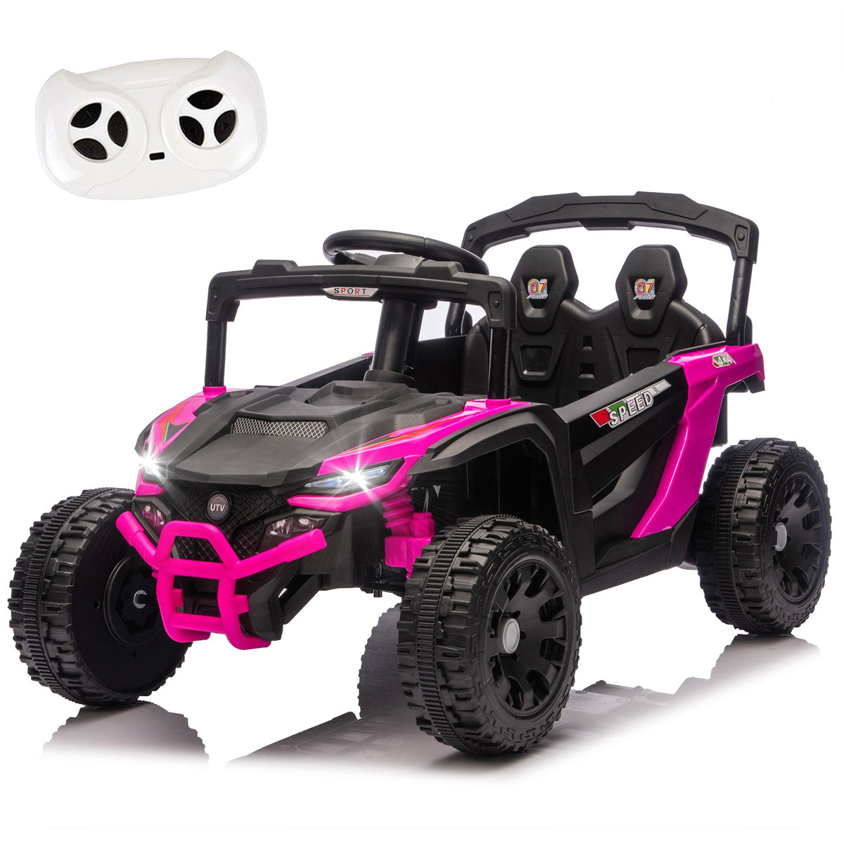 24V Kids Ride-On UTV with Remote Control and Music