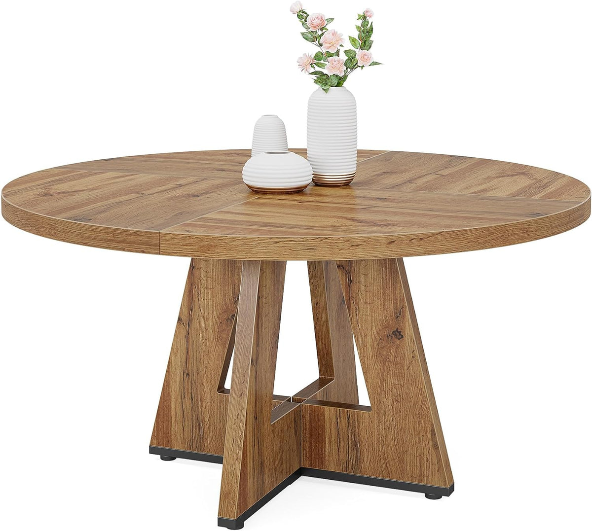 47" Round Farmhouse Dining Table