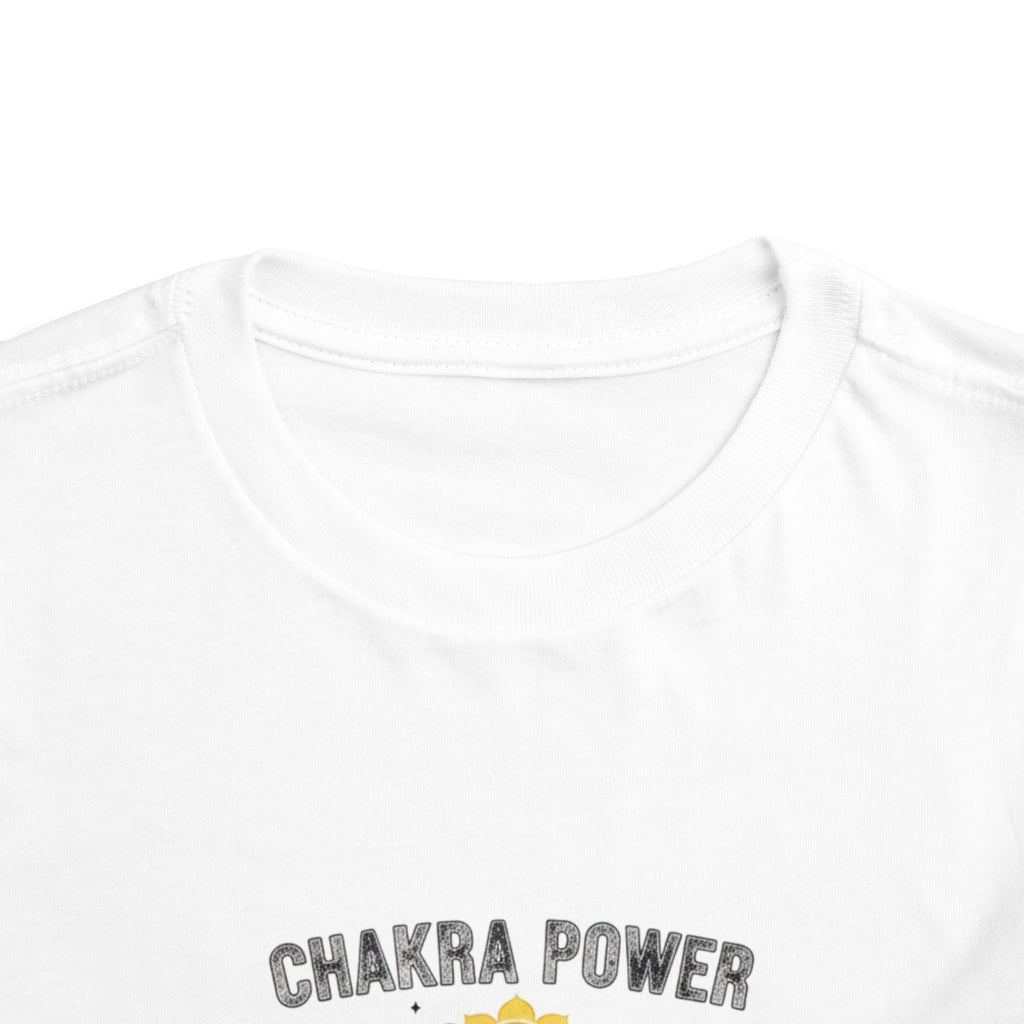 Chakra Power Toddler Tee — Colorful Kids Chakra Energy Shirt