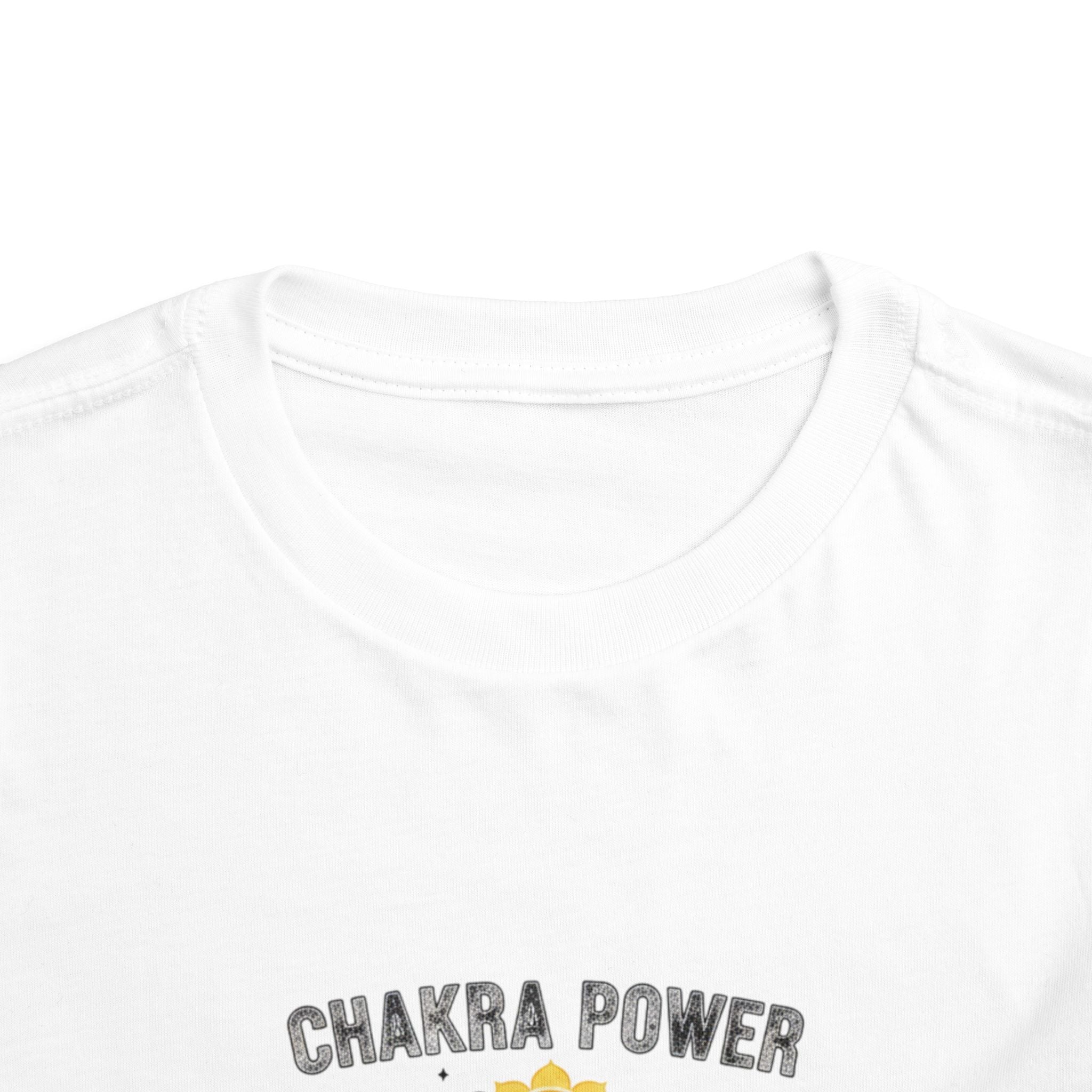 Chakra Power Toddler Tee — Colorful Kids Chakra Energy Shirt