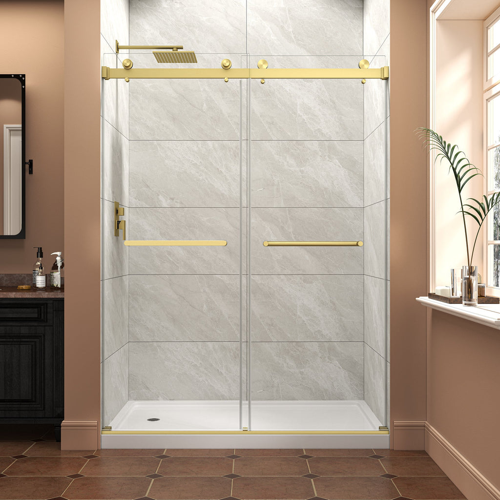 Frameless Shower Door 55"-60" W x 76" H