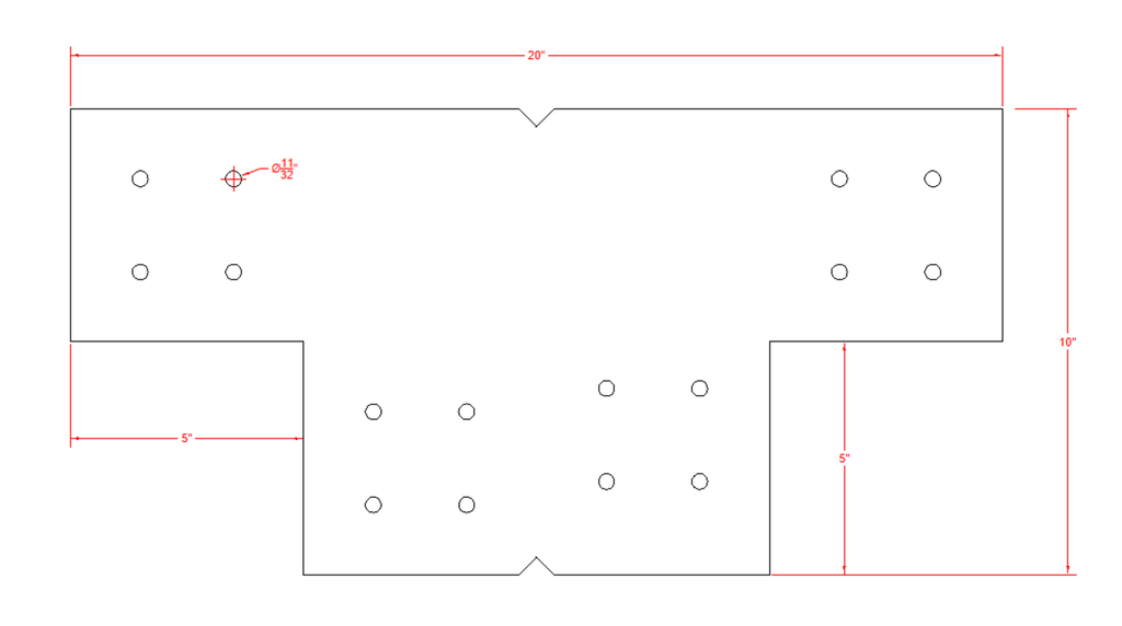 Structural Design Corner Bracket for 6x6 Post, 6x6 Corner Support Bracket, 6x6 Steel Bracket, 6 inch Post Bracket, 6x6 Corner Bracket