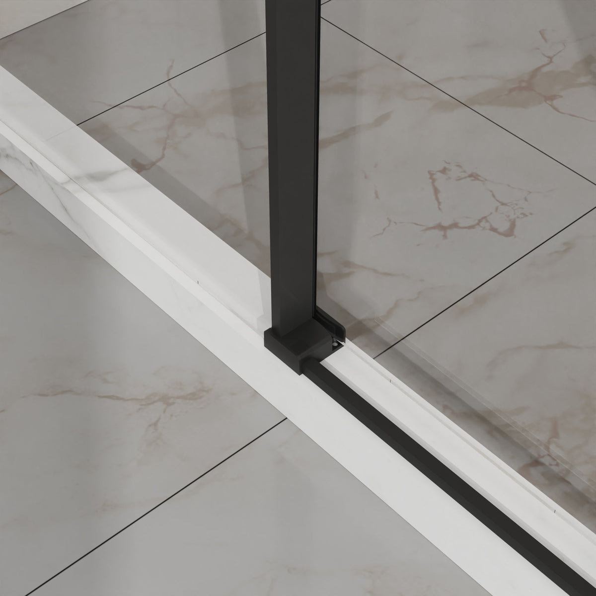 Goodyo 48" W x 72" H Sliding Shower Door