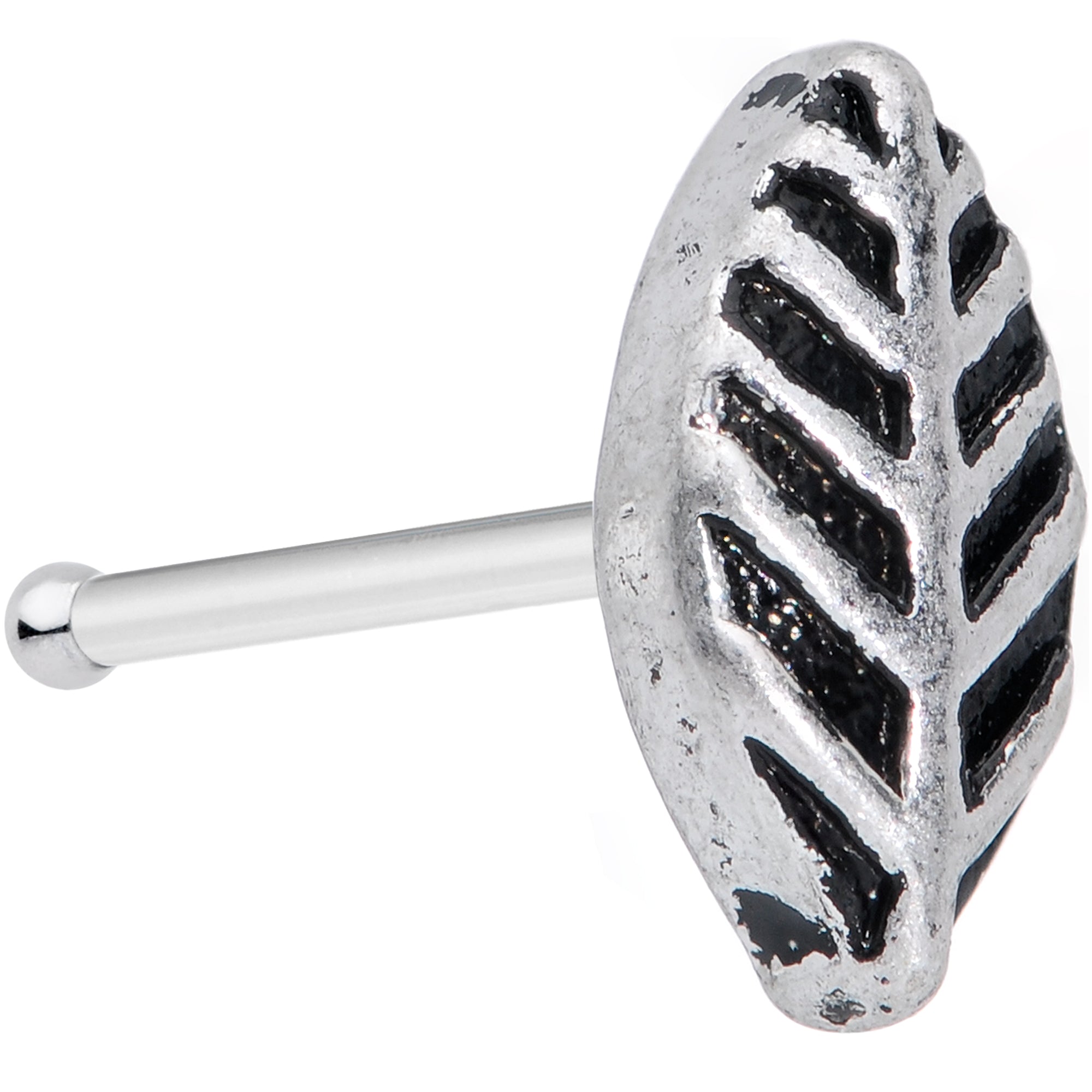 20G 5/16 Simple Feather Nose Bone