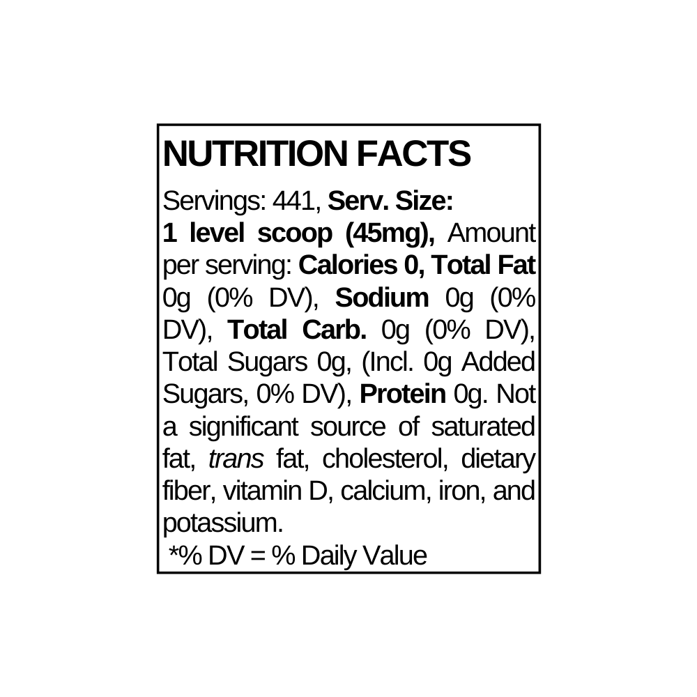 Stevia Extract - 100% Pure, Naturally Extracted Reb A Leaf