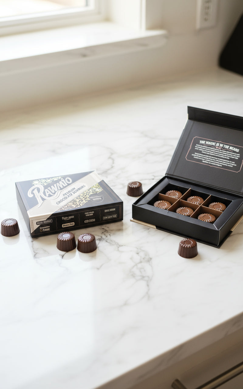 Rawmio Coconut Milk Chocolate Bon Bons, 6ea