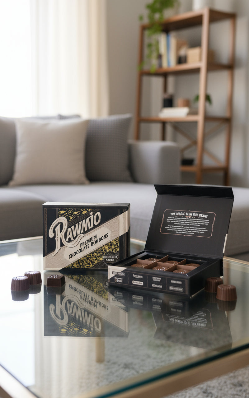 Rawmio Coconut Milk Chocolate Bonbons, 6ea