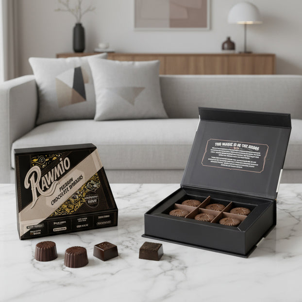 Rawmio 70% Dark Chocolate Bon Bons, 6ea