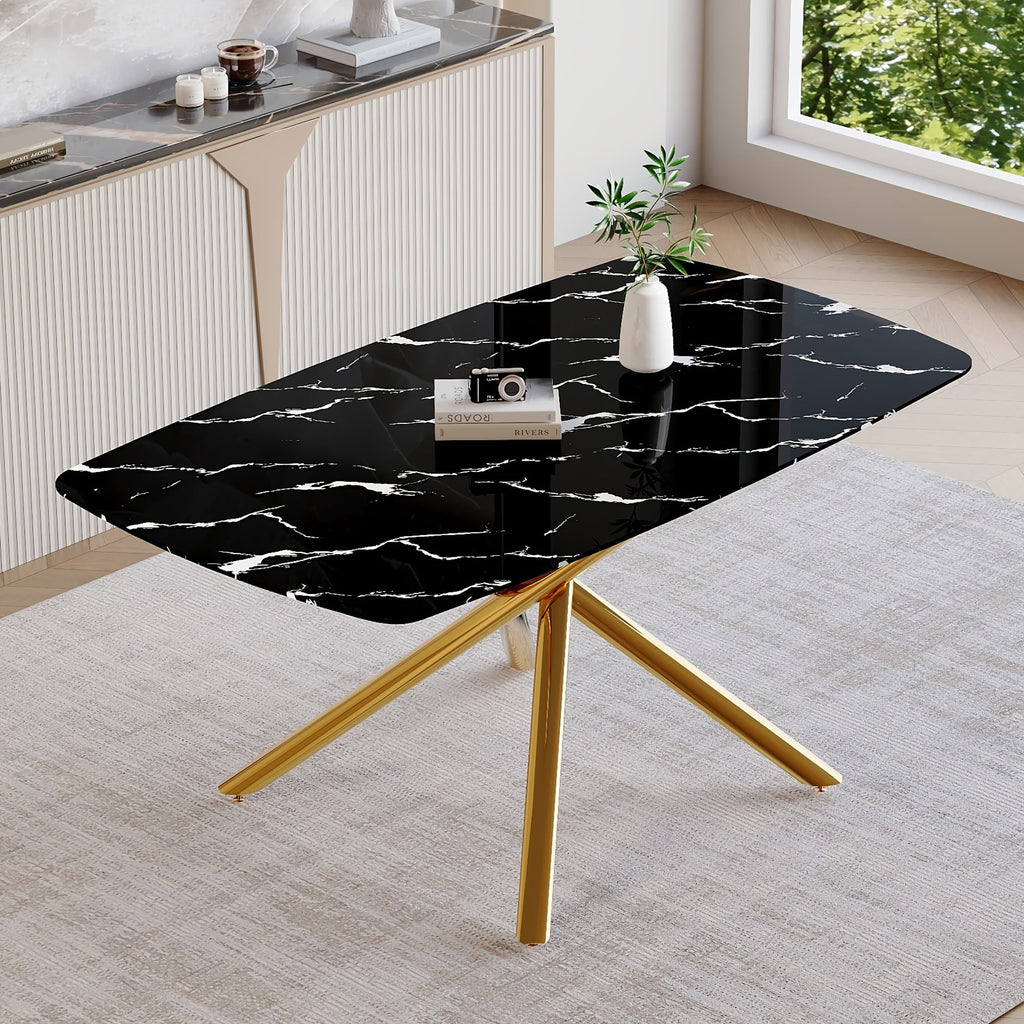 Luxurious 63"x35.4" Dining Table