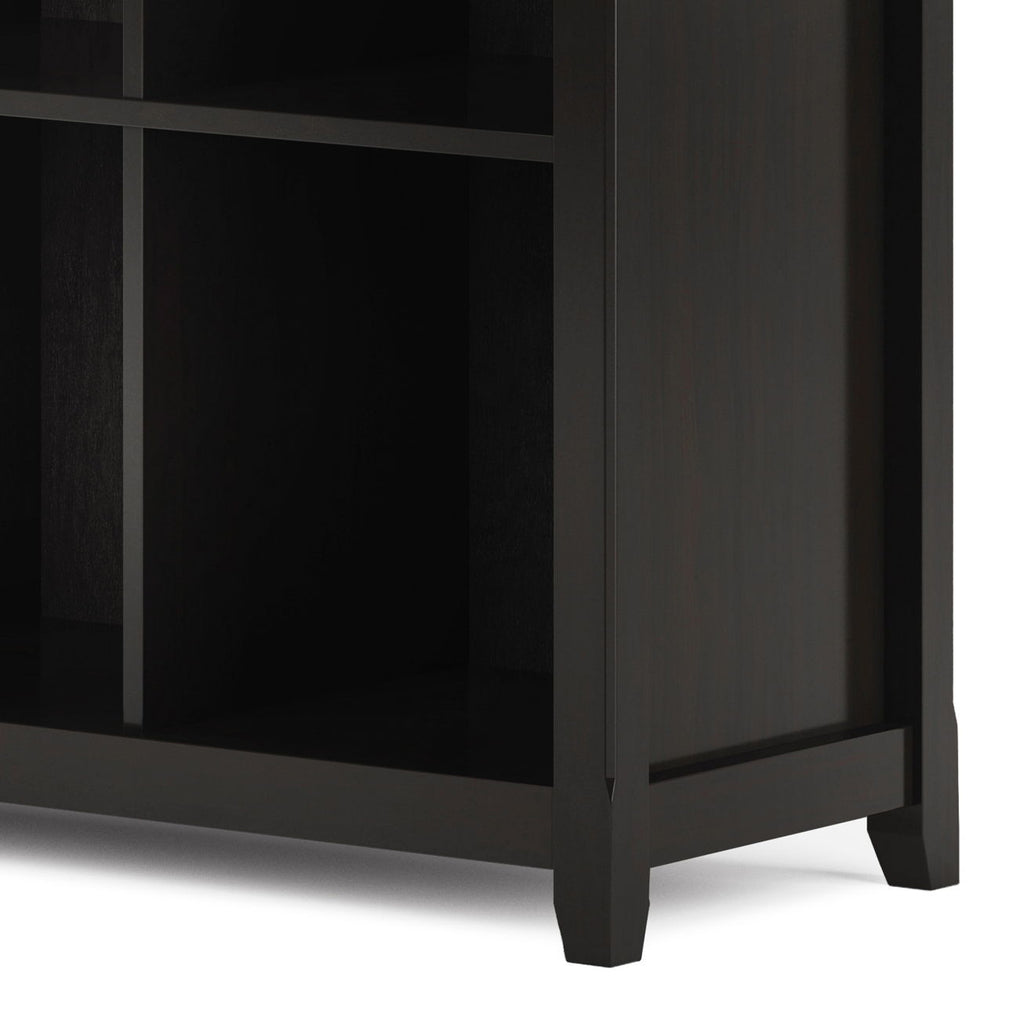 Amherst Cube Storage Bookcase with Large Cubbies - Dark Brown, Dark Gray, or White