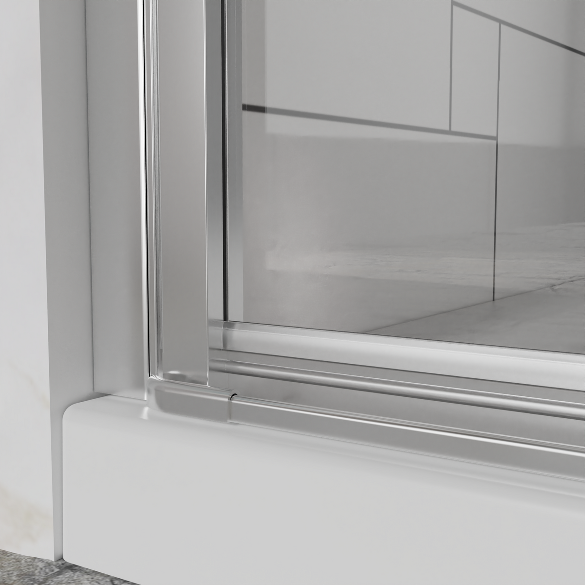 Goodyo Pivot Shower Doors - 30" W x 72" H