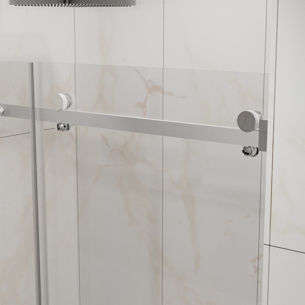 Goodyo Frameless Shower Door - 48" W x 72" H