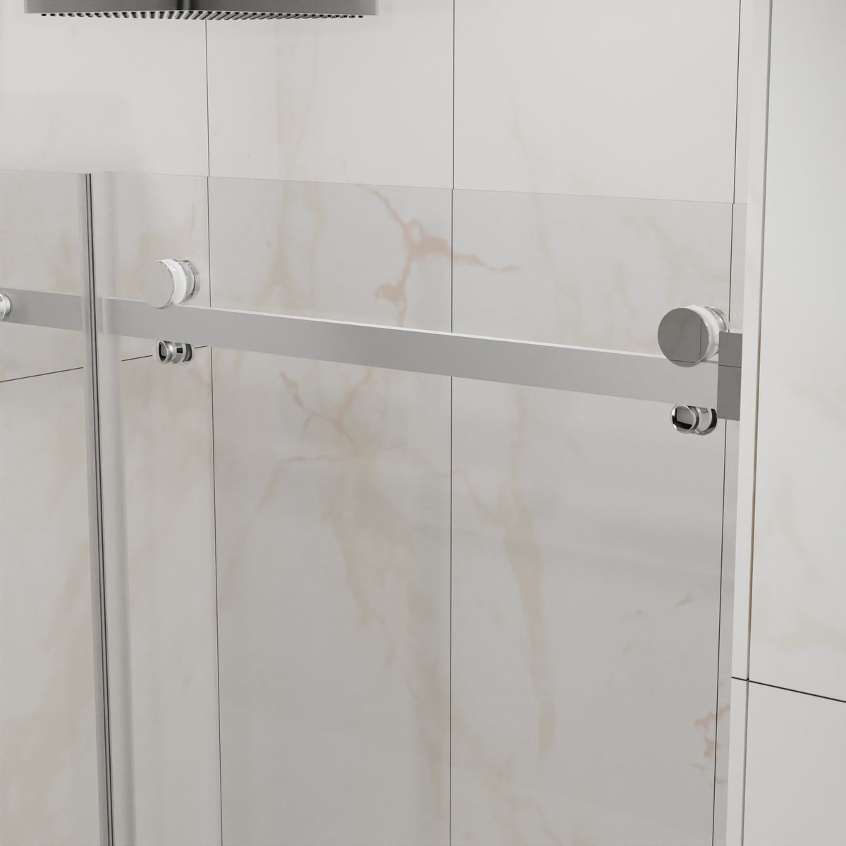 Goodyo Frameless Shower Door - 48" W x 72" H